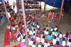 Grupo Reciclinove na Tenda Cultural