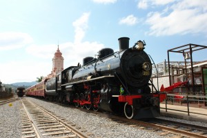 Trem da Vale na Estação de Mariana
